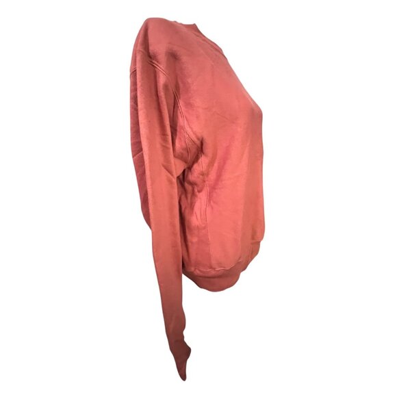 Champion Reverse Weave Crewneck Boyfriend Sweatshirt Sz Medium Womens Brown Mauv - Picture 7 of 10